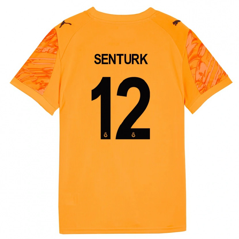 Danxen Dames Haktan Şentürk #12 Donker Oranje Zwart Keepersshirt 2025/26 T-Shirt België