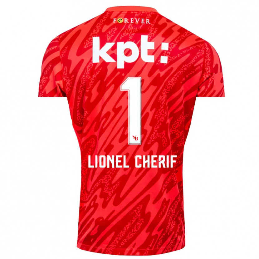 Danxen Dames Kader Cherif #1 Rood Wit Keepersshirt 2025/26 T-Shirt België