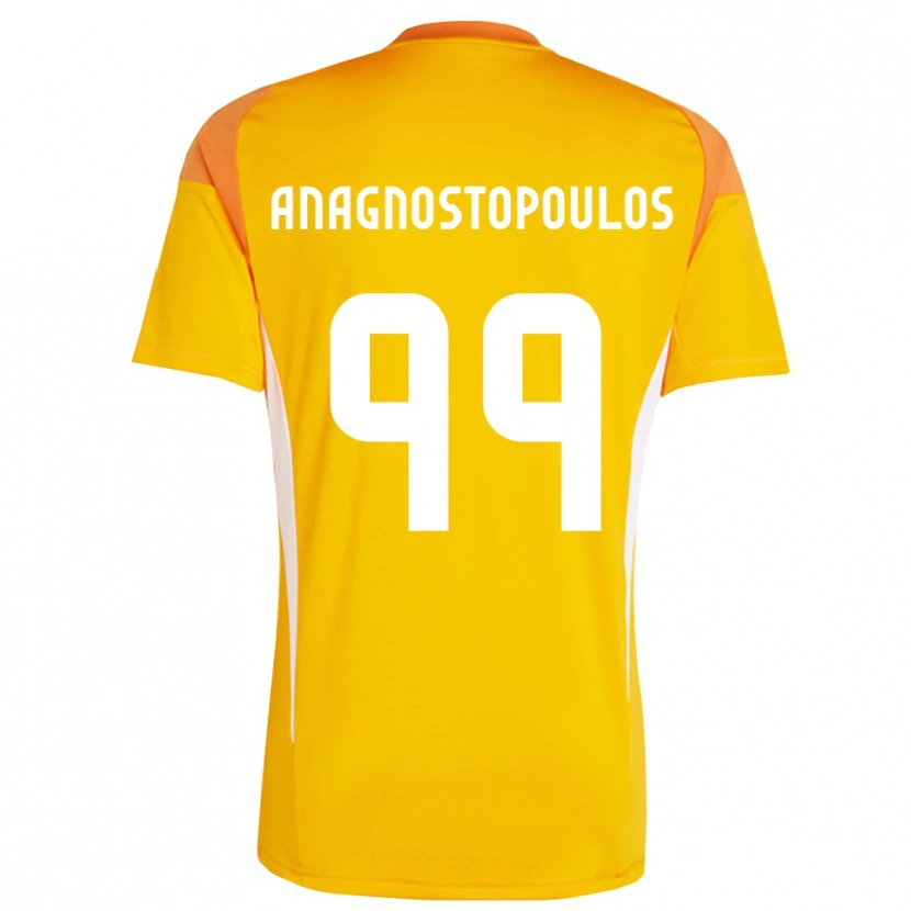 Danxen Dames Alexandros Anagnostopoulos #99 Oranje Wit Keepersshirt 2025/26 T-Shirt België