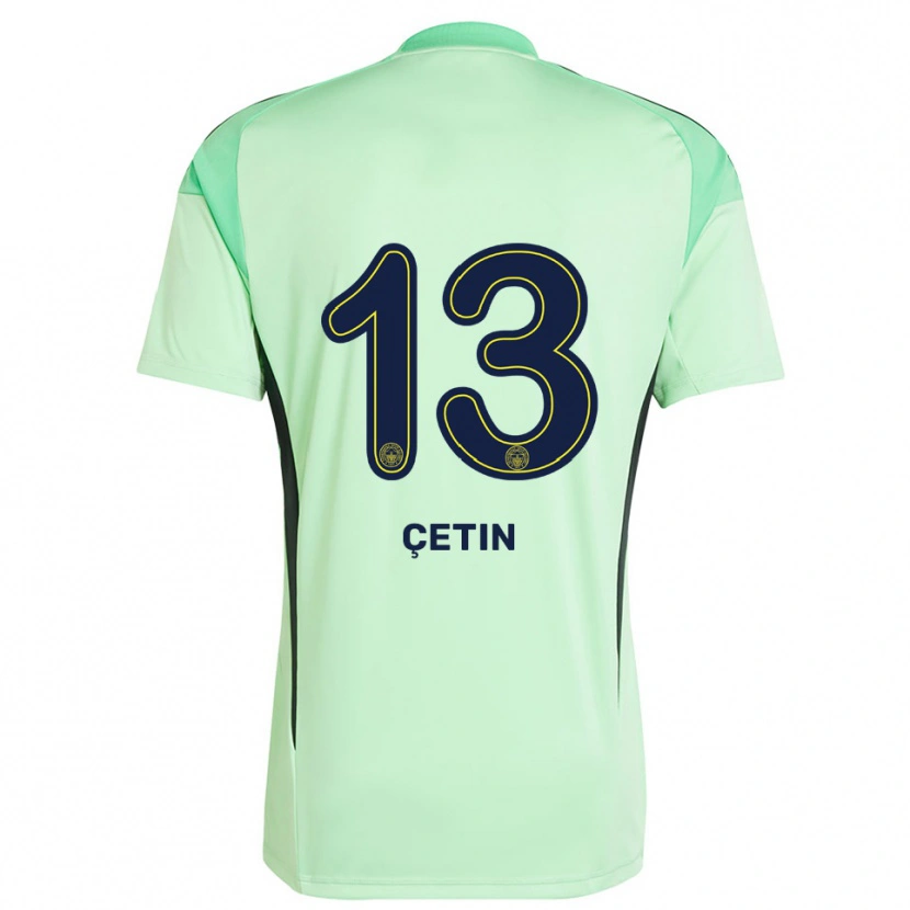 Danxen Dames Tarık Çetin #13 Licht Groen Zwart Keepersshirt 2025/26 T-Shirt België
