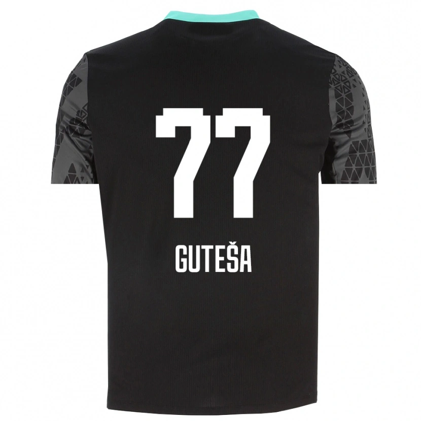 Danxen Dames Ivan Guteša #77 Dim Grijs Zwart Keepersshirt 2025/26 T-Shirt België
