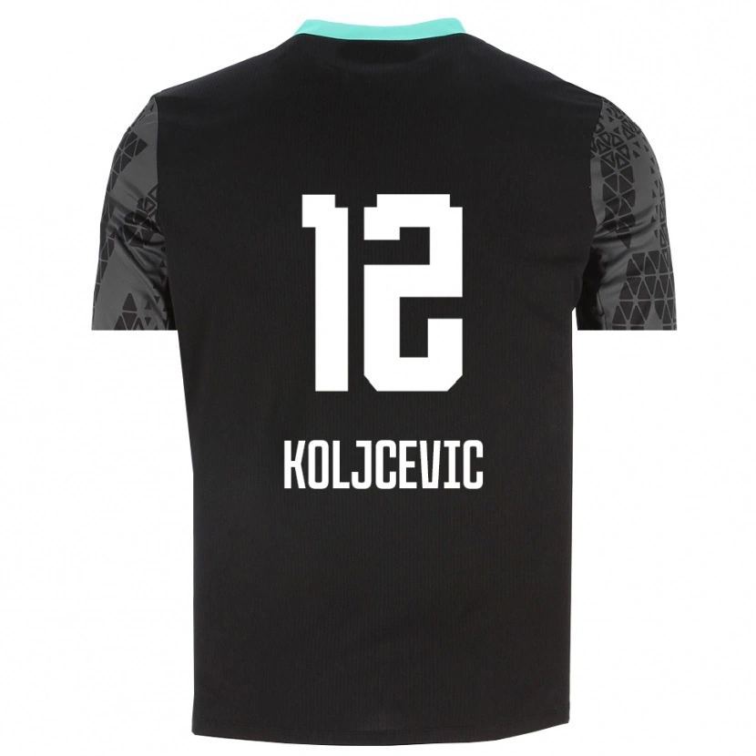 Danxen Dames Danilo Koljcevic #12 Dim Grijs Zwart Keepersshirt 2025/26 T-Shirt België