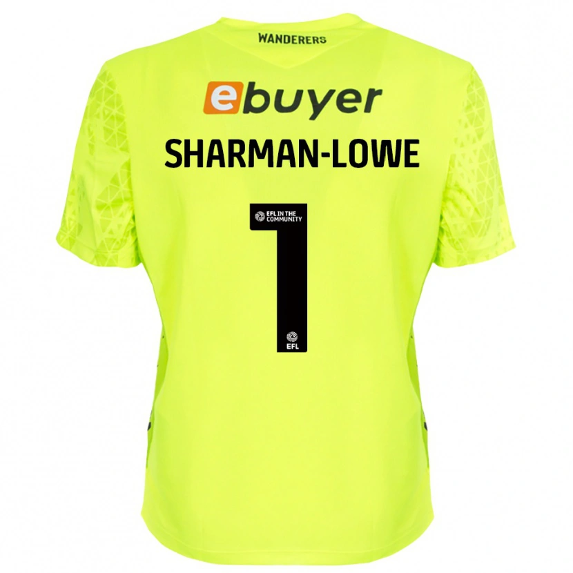 Danxen Dames Teddy Sharman-Lowe #1 Fluorescerend Groen Keepersshirt 2025/26 T-Shirt België