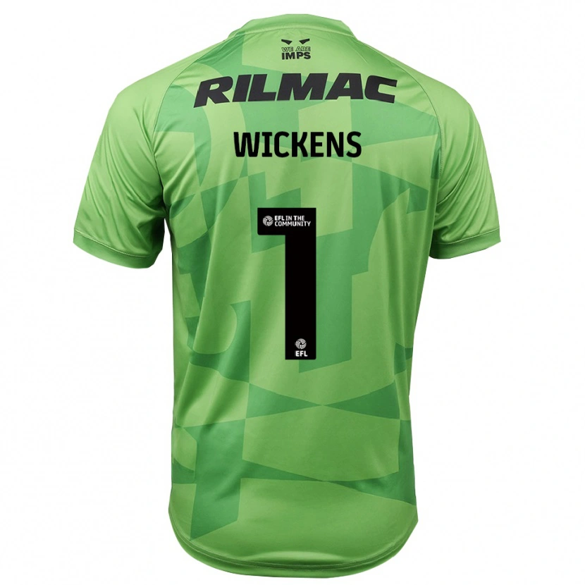 Danxen Dames George Wickens #1 Lichtgroen Keepersshirt 2025/26 T-Shirt België