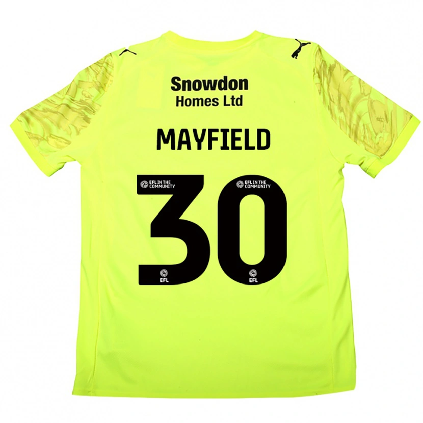 Danxen Dames Holly Mayfield #30 Fluorescerend Groen Keepersshirt 2025/26 T-Shirt België