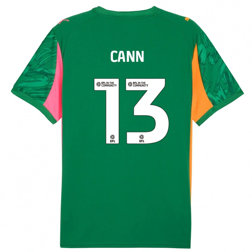 Danxen Dames Ted Cann #13 Groen Oranje Roze Keepersshirt 2025/26 T-Shirt België