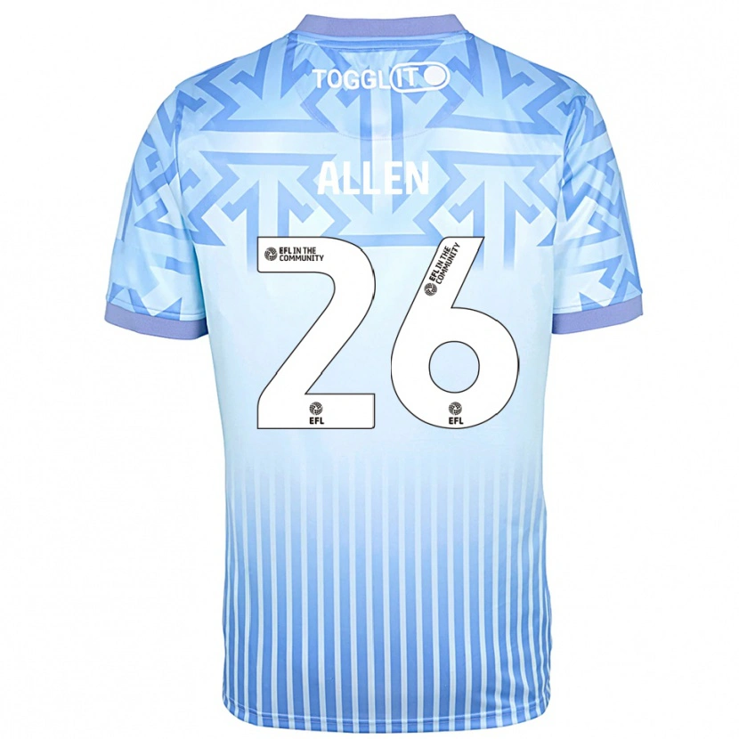 Danxen Dames Lauren Allen #26 Lichtblauw Wit Keepersshirt 2025/26 T-Shirt België