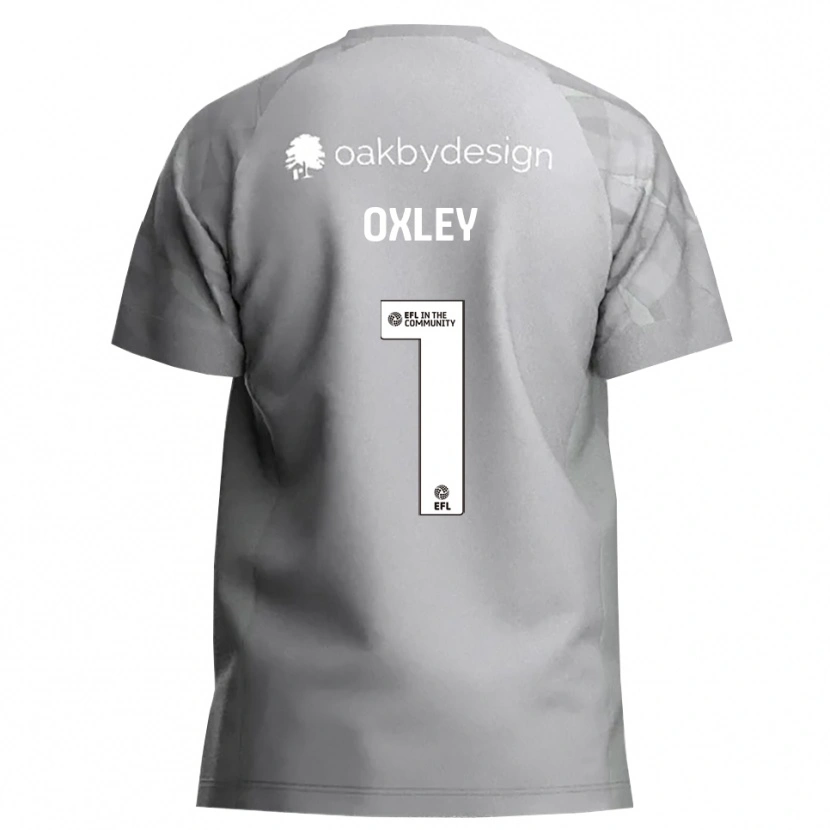Danxen Dames Mark Oxley #1 Donkergrijs Keepersshirt 2025/26 T-Shirt België
