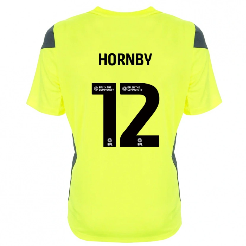 Danxen Dames Sam Hornby #12 Fluorescerend Groen Zwart Keepersshirt 2025/26 T-Shirt België
