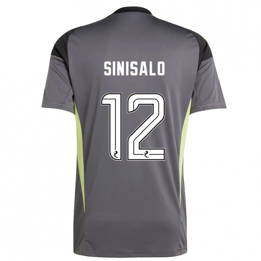 Danxen Dames Viljami Sinisalo #12 Grijs Wit Keepersshirt 2025/26 T-Shirt België
