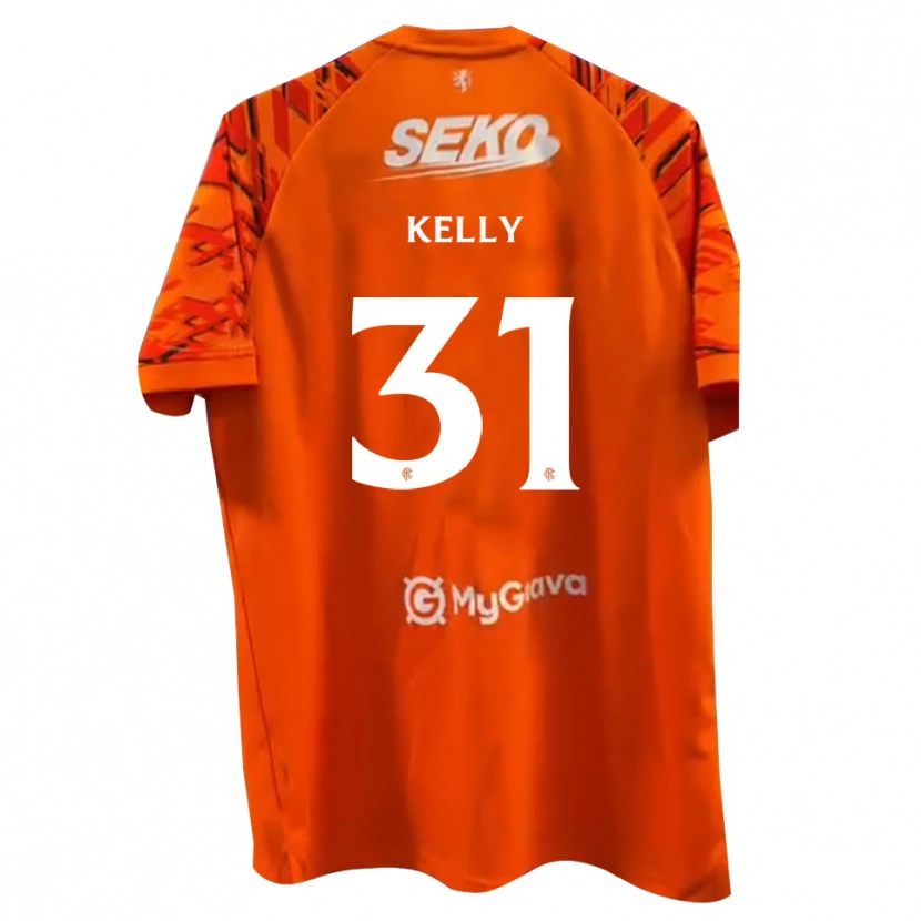Danxen Dames Liam Kelly #31 Oranje Wit Keepersshirt 2025/26 T-Shirt België