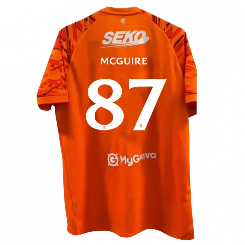 Danxen Dames Rydnn McGuire #87 Oranje Wit Keepersshirt 2025/26 T-Shirt België