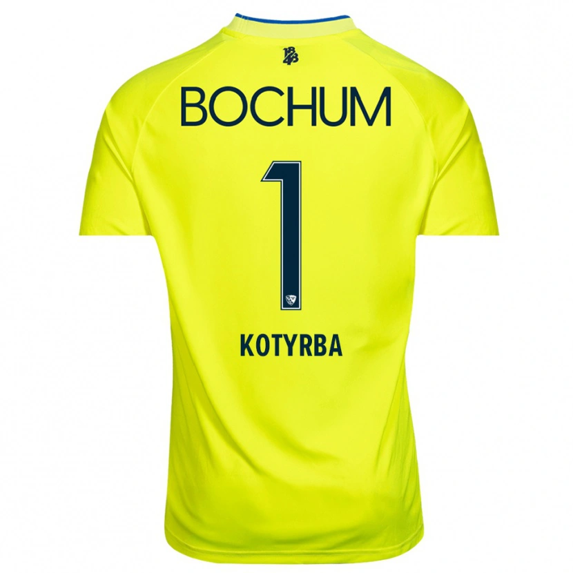 Danxen Dames Finn Kotyrba #1 Geel Groen Keepersshirt 2025/26 T-Shirt België