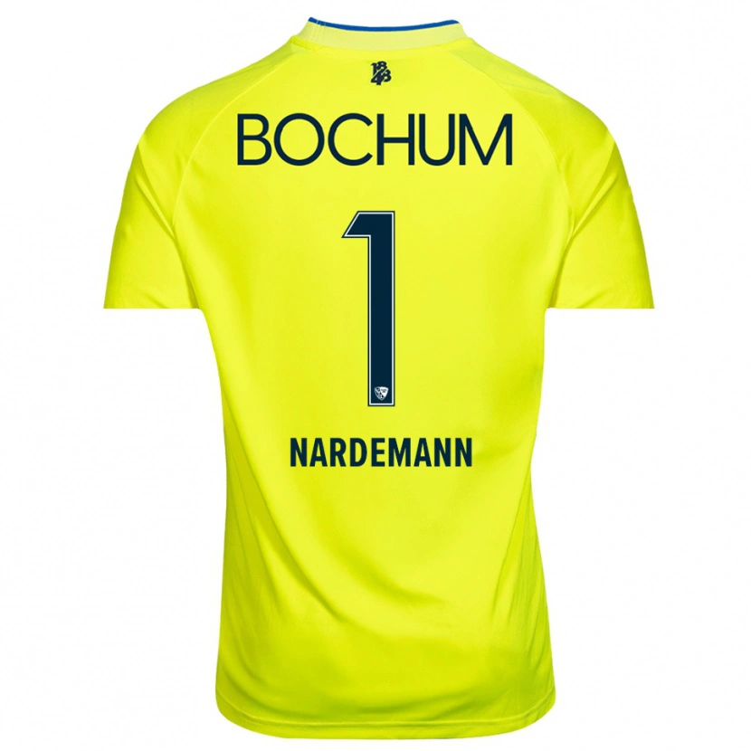 Danxen Dames Kari Närdemann #1 Geel Groen Keepersshirt 2025/26 T-Shirt België