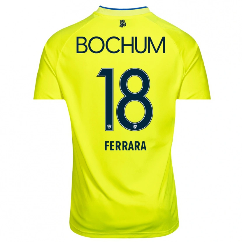 Danxen Dames Noah-Ali Ferrara #18 Geel Groen Keepersshirt 2025/26 T-Shirt België