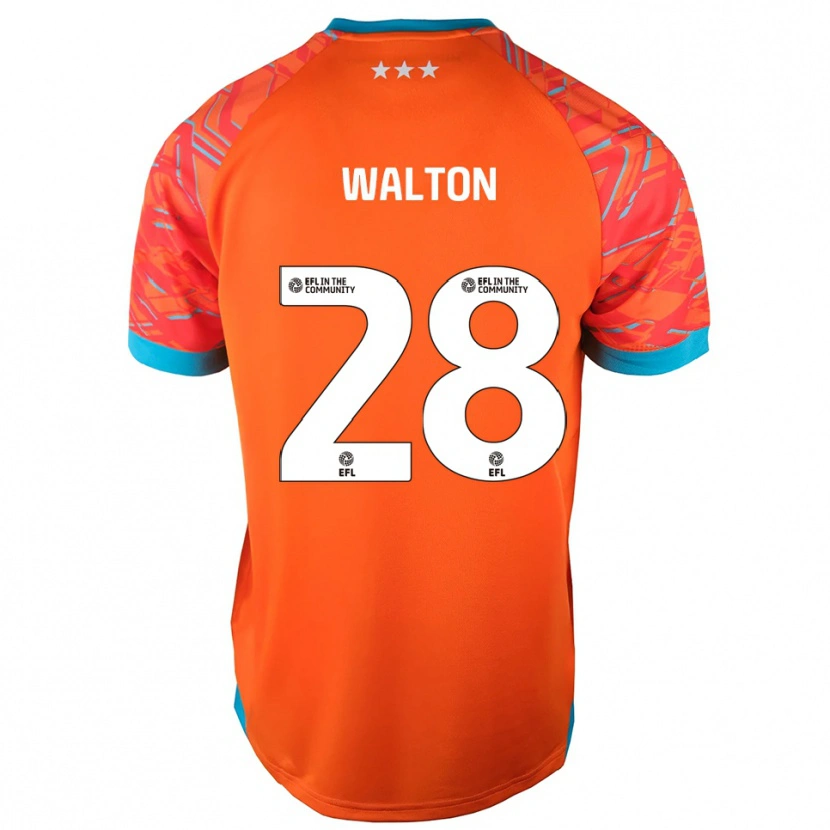 Danxen Dames Christian Walton #28 Oranje Wit Keepersshirt 2025/26 T-Shirt België