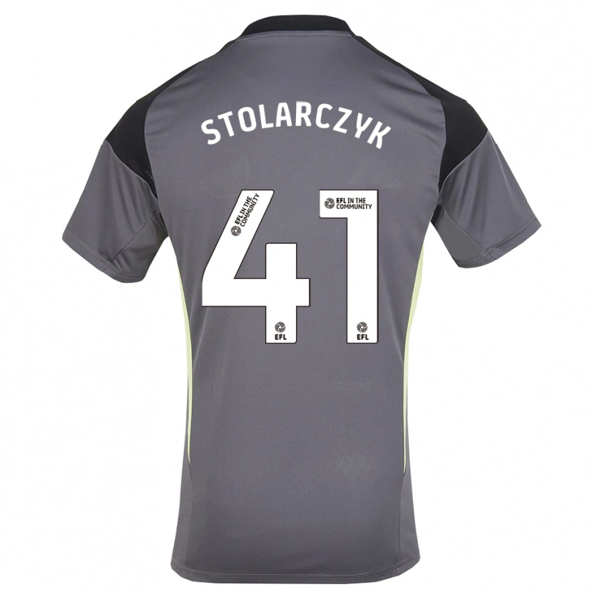 Danxen Dames Jakub Stolarczyk #41 Grijs Wit Keepersshirt 2025/26 T-Shirt België