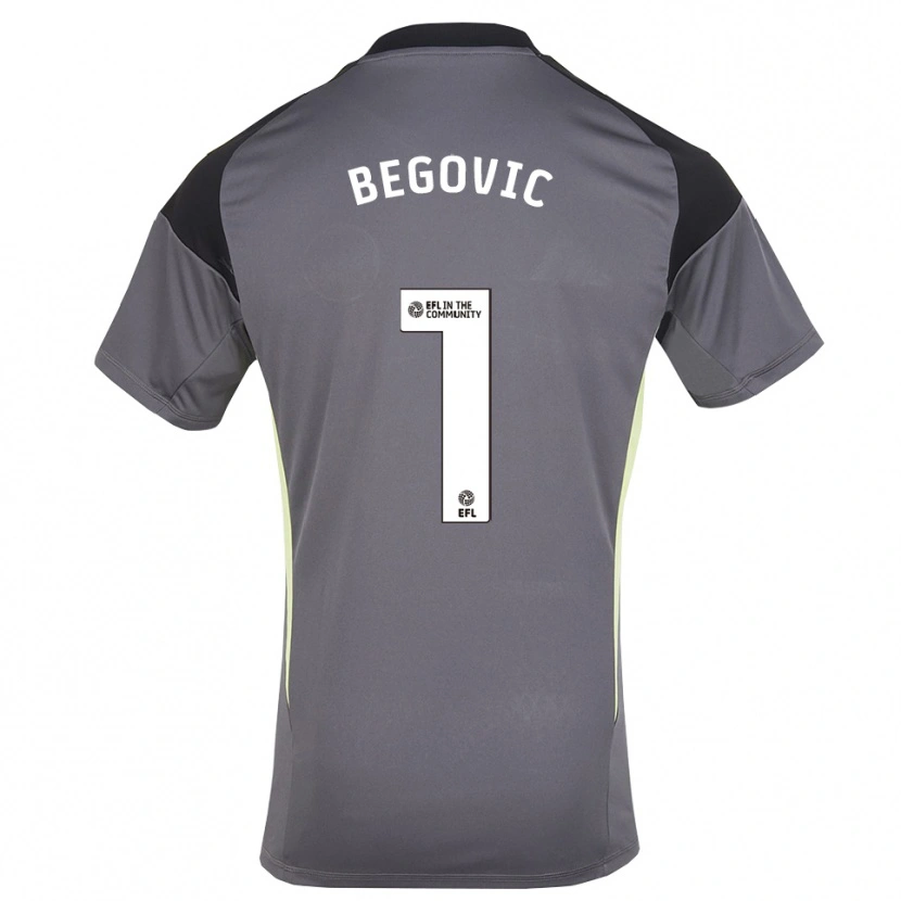 Danxen Dames Asmir Begovic #1 Grijs Wit Keepersshirt 2025/26 T-Shirt België