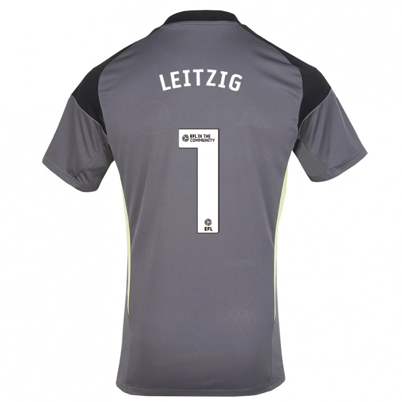 Danxen Dames Janina Leitzig #1 Grijs Wit Keepersshirt 2025/26 T-Shirt België