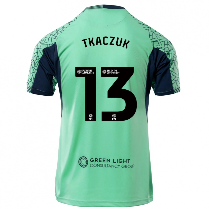 Danxen Dames Nikodem Tkaczuk #13 Aqua Zwart Keepersshirt 2025/26 T-Shirt België