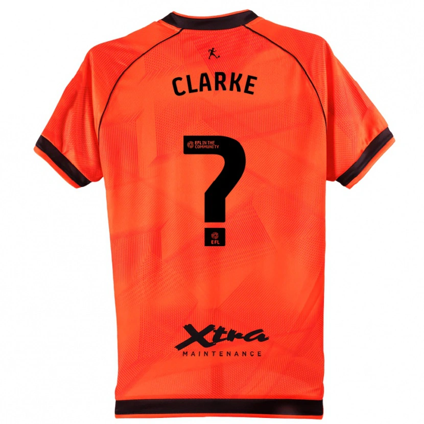 Danxen Dames Kenny Clarke #0 Oranje Zwart Keepersshirt 2025/26 T-Shirt België