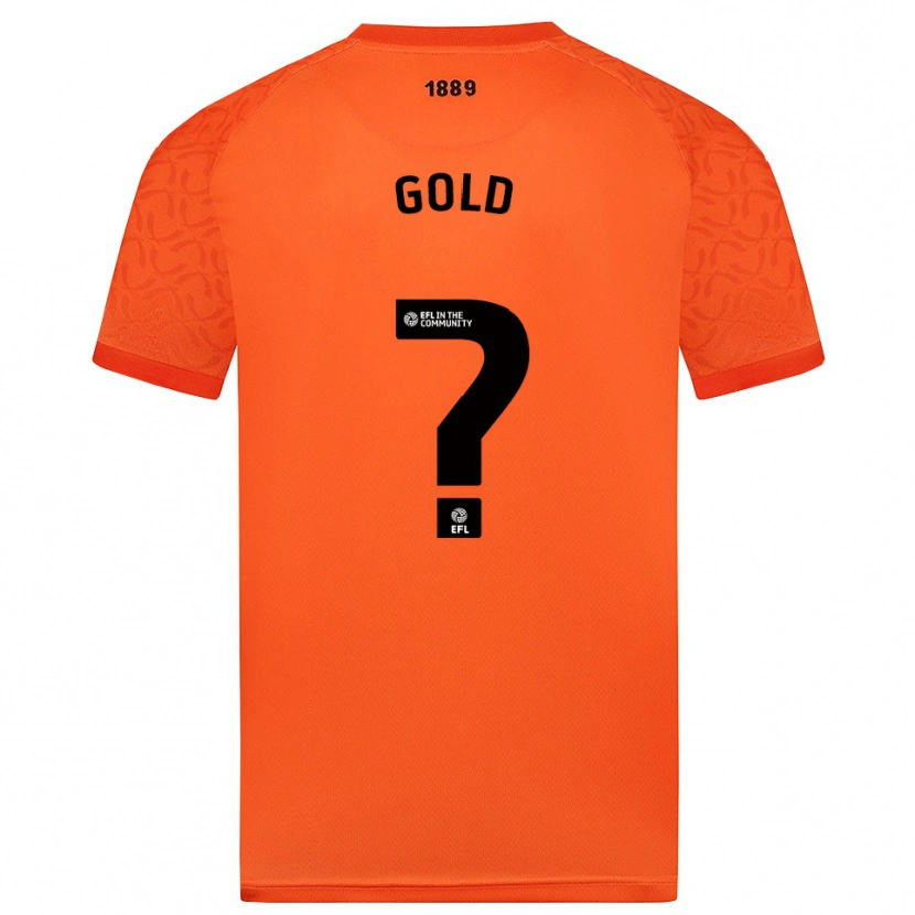 Danxen Dames Ethan Gold #0 Oranje Zwart Keepersshirt 2025/26 T-Shirt België