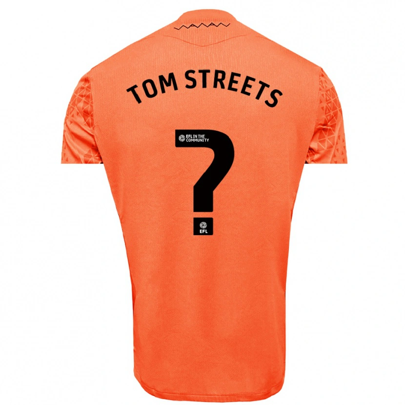 Danxen Dames Tom Streets #0 Oranje Zwart Keepersshirt 2025/26 T-Shirt België