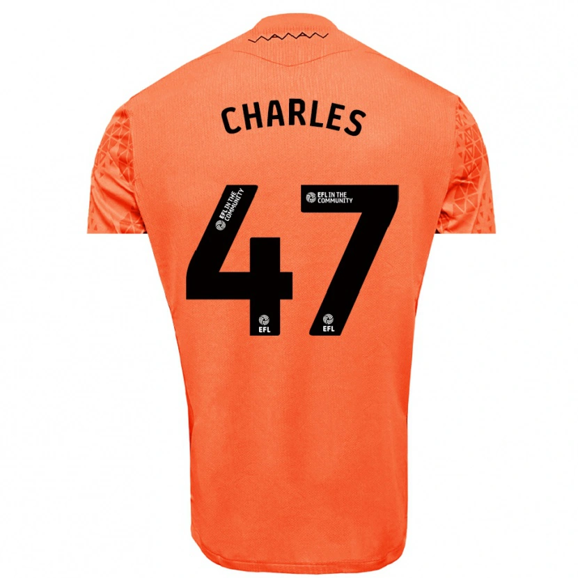 Danxen Dames Pierce Charles #47 Oranje Zwart Keepersshirt 2025/26 T-Shirt België