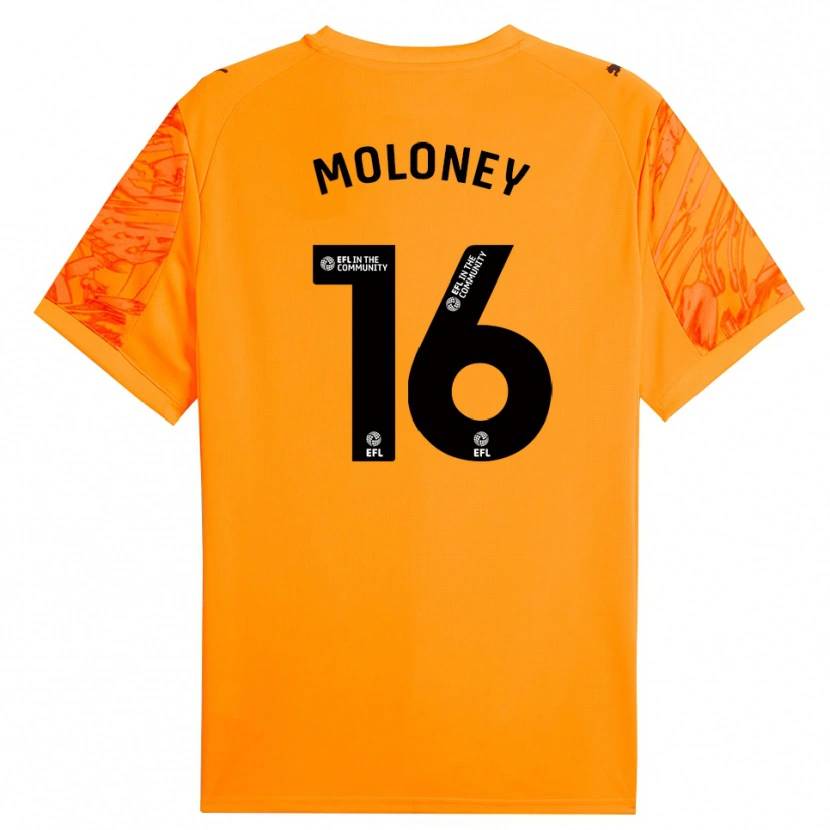 Danxen Dames George Moloney #16 Oranje Zwart Keepersshirt 2025/26 T-Shirt België