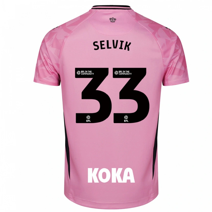 Danxen Dames Egil Selvik #33 Licht Roze Zwart Keepersshirt 2025/26 T-Shirt België
