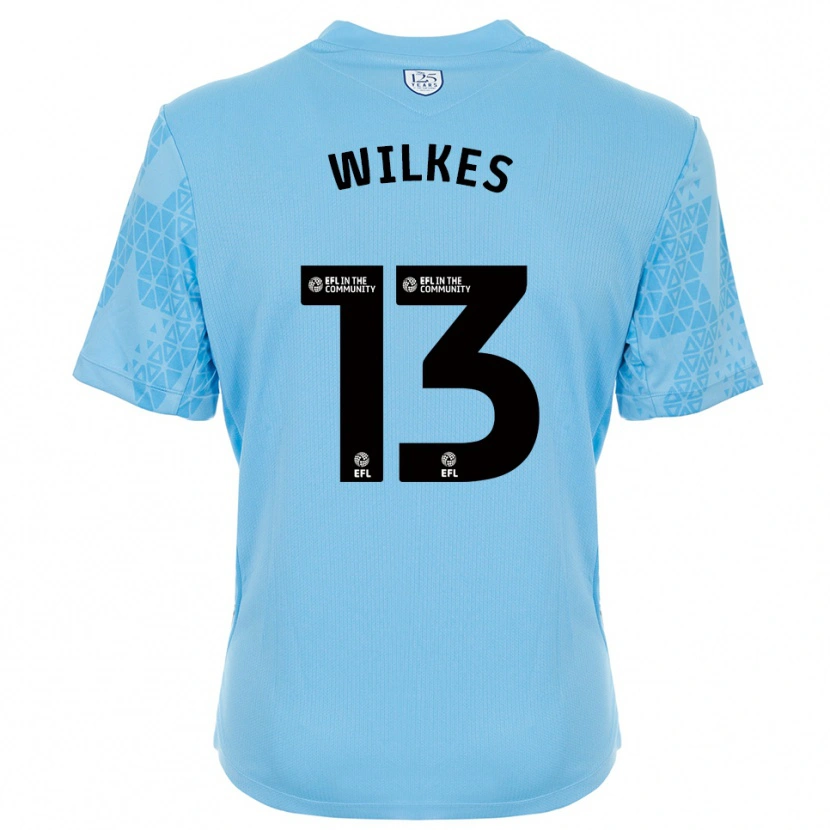 Danxen Dames Liam Wilkes #13 Hemelsblauw Zwart Keepersshirt 2025/26 T-Shirt België
