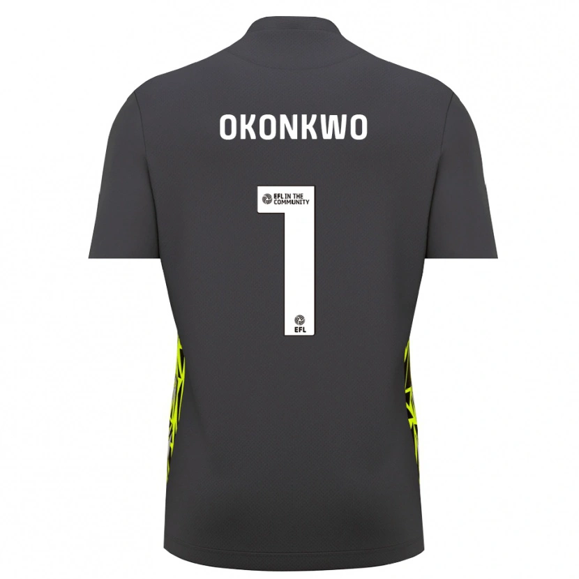 Danxen Dames Arthur Okonkwo #1 Grijs Bos Groen Keepersshirt 2025/26 T-Shirt België