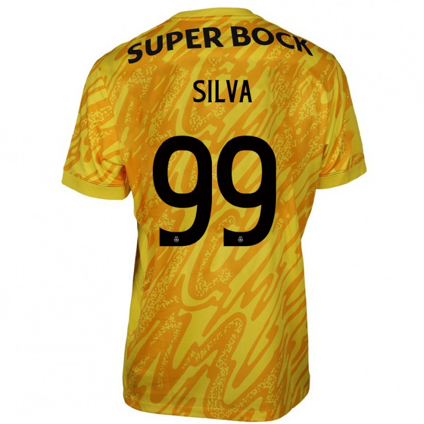 Danxen Dames Francisco Silva #99 Geel Oranje Keepersshirt 2025/26 T-Shirt België