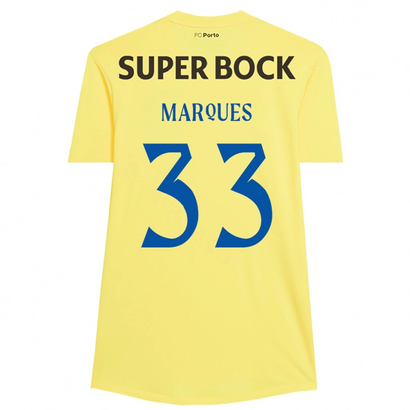 Danxen Dames Bárbara Marques #33 Lichtgeel Zwart Keepersshirt 2025/26 T-Shirt België