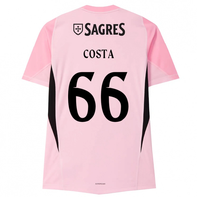 Danxen Dames Rute Costa #66 Roze Zwart Keepersshirt 2025/26 T-Shirt België