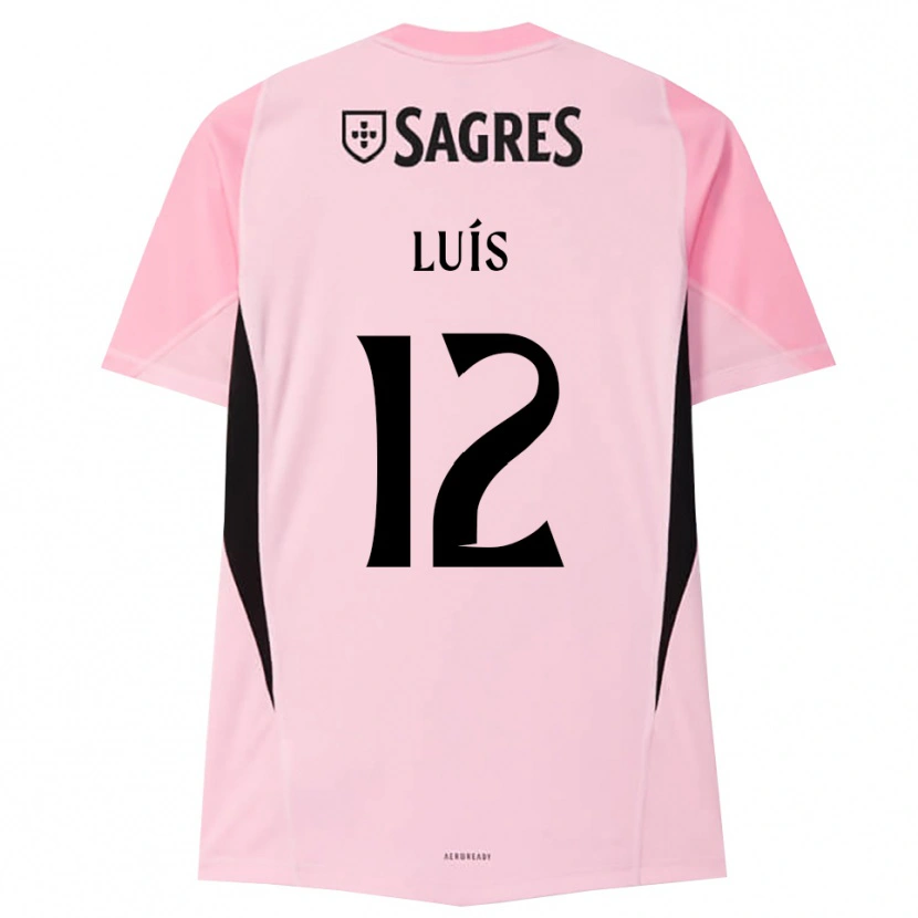 Danxen Dames António Luís #12 Roze Zwart Keepersshirt 2025/26 T-Shirt België
