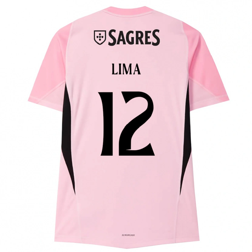 Danxen Dames Thaís Lima #12 Roze Zwart Keepersshirt 2025/26 T-Shirt België