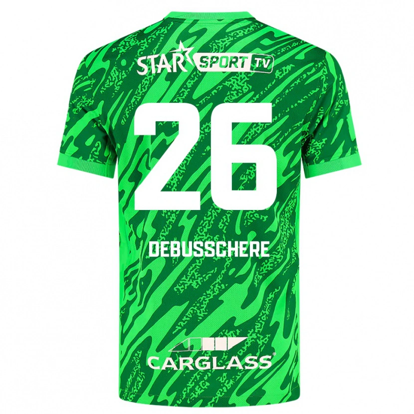 Danxen Dames Vic Debusschere #26 Diepgroen Wit Keepersshirt 2025/26 T-Shirt België