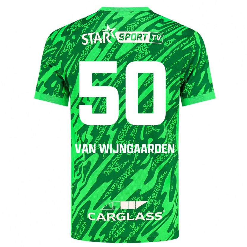 Danxen Dames Maren Van Wijngaarden #50 Diepgroen Wit Keepersshirt 2025/26 T-Shirt België