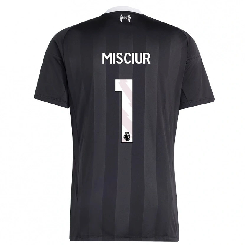Danxen Dames Kornel Misciur #1 Zwart Wit Keepersshirt 2025/26 T-Shirt België