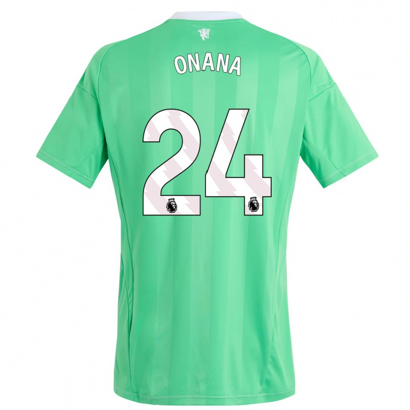 Danxen Dames André Onana #24 Smaragdgroen Keepersshirt 2025/26 T-Shirt België