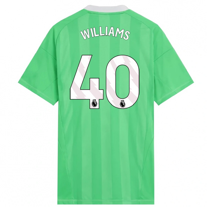 Danxen Dames Naomi Williams #40 Lichtgroen Wit Keepersshirt 2025/26 T-Shirt België