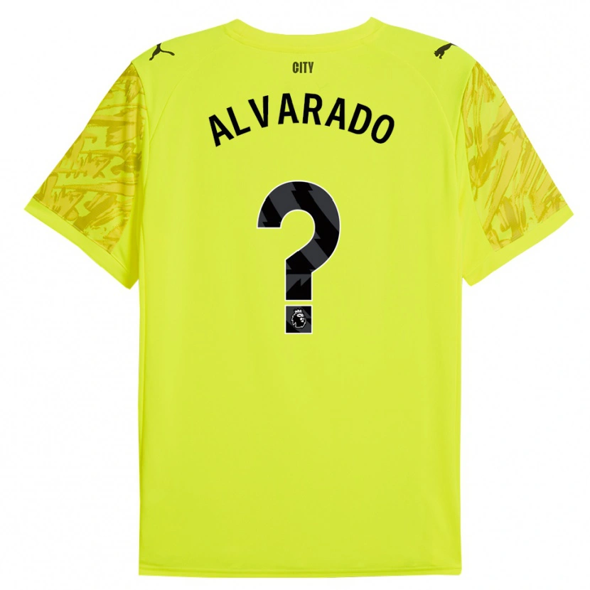 Danxen Dames Lucas Alvarado #0 Geel Oranje Zwart Keepersshirt 2025/26 T-Shirt België
