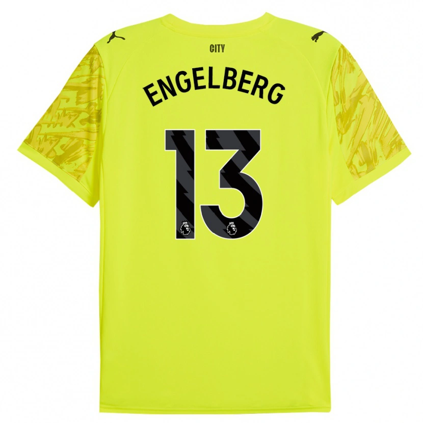 Danxen Dames Stavros Engelberg #13 Geel Oranje Zwart Keepersshirt 2025/26 T-Shirt België