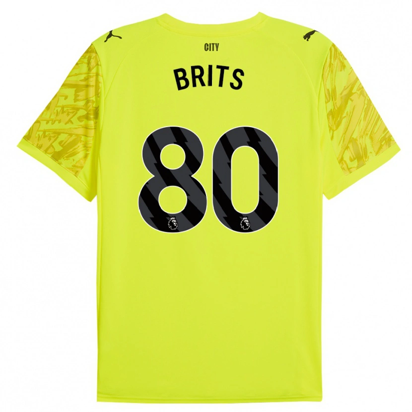 Danxen Dames Spike Brits #80 Geel Oranje Zwart Keepersshirt 2025/26 T-Shirt België