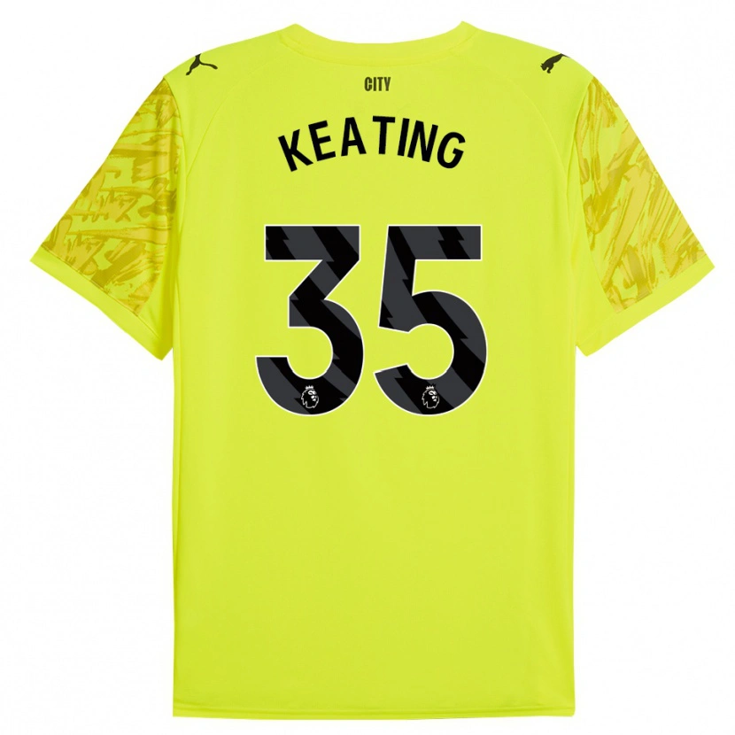Danxen Dames Khiara Keating #35 Geel Oranje Zwart Keepersshirt 2025/26 T-Shirt België