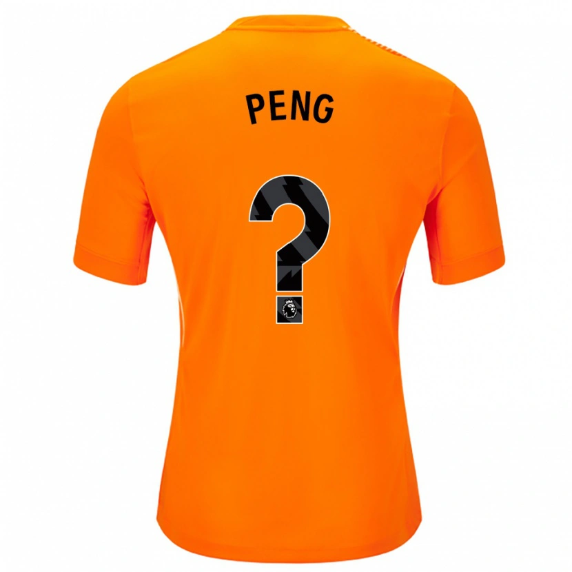 Danxen Dames Livia Peng #0 Oranje Zwart Keepersshirt 2025/26 T-Shirt België
