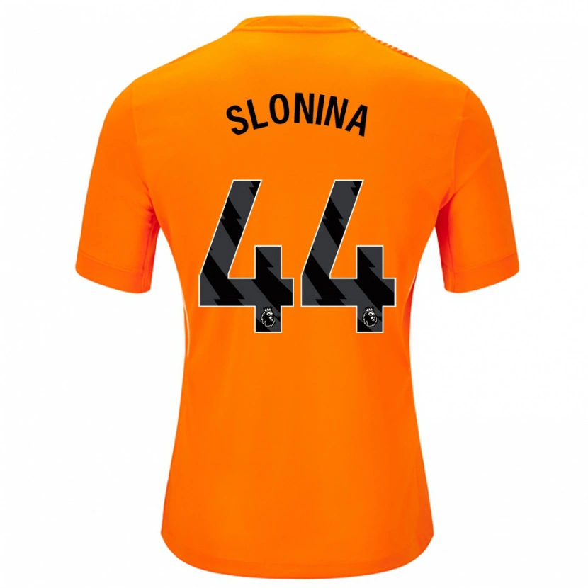 Danxen Dames Gabriel Slonina #44 Oranje Zwart Keepersshirt 2025/26 T-Shirt België