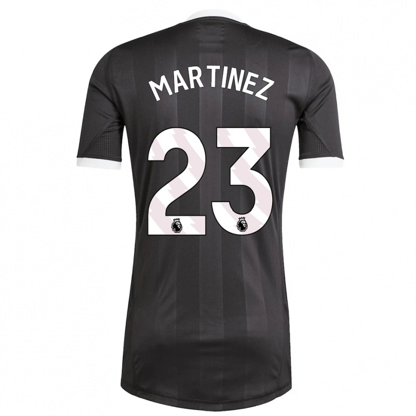 Danxen Dames Emiliano Martínez #23 Zwart Wit Keepersshirt 2025/26 T-Shirt België