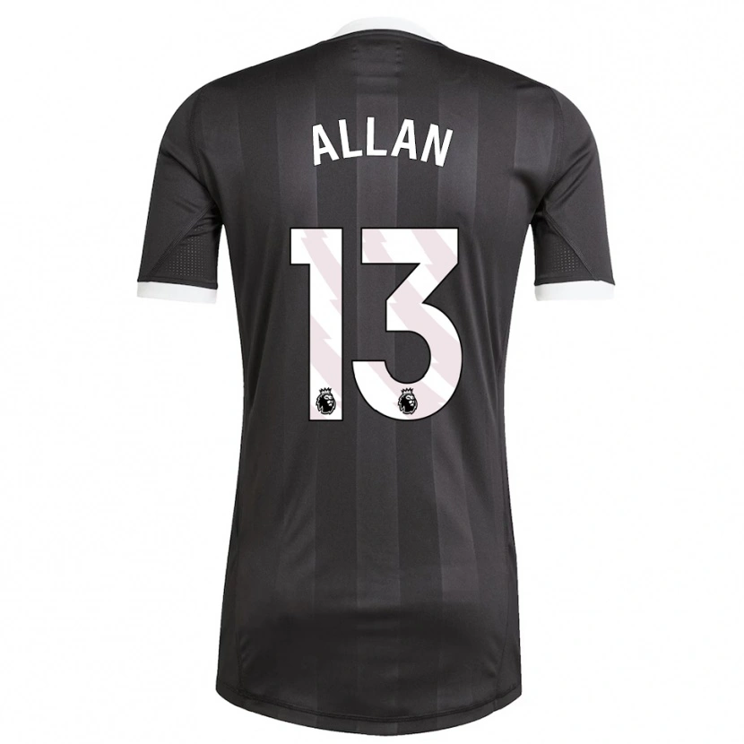 Danxen Dames Jack Allan #13 Zwart Wit Keepersshirt 2025/26 T-Shirt België